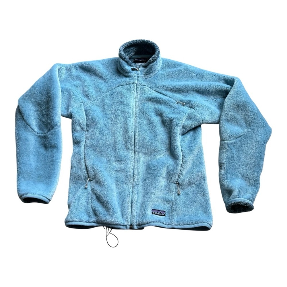 Patagonia Women's R4 Quarter Zip Jacket Style #36112 Shoreline Blue Sz M